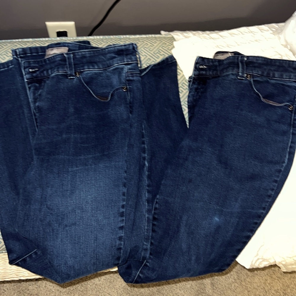 Chicos so slimming boot cut jeans, worn a few times but still in good shape